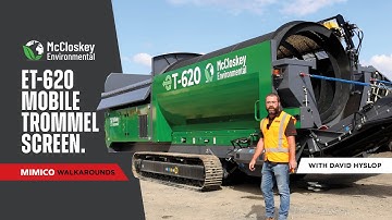 McCloskey ET-620 Trommel Screen Walkaround | Waste & Compost Processing | MIMICO NZ
