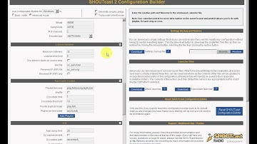 Multipoint Multi-unique-media SHOUTcast v2 setup demo video