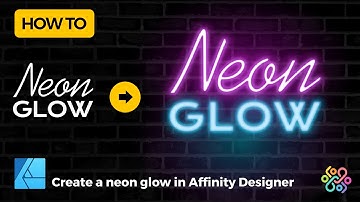 Tutorial: Create a Neon Text Glow in Affinity Designer