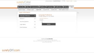 How to Edit your Primary Account Preferences and Login Info on Alarm.com