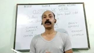 Class 1 | social studies | chapter 4 | clothes we wear