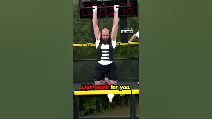 From 4 to 15 Seconds  $20 000 Won in Dead Hang Challenge!