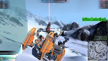 Robocraft Rail Flying Walker