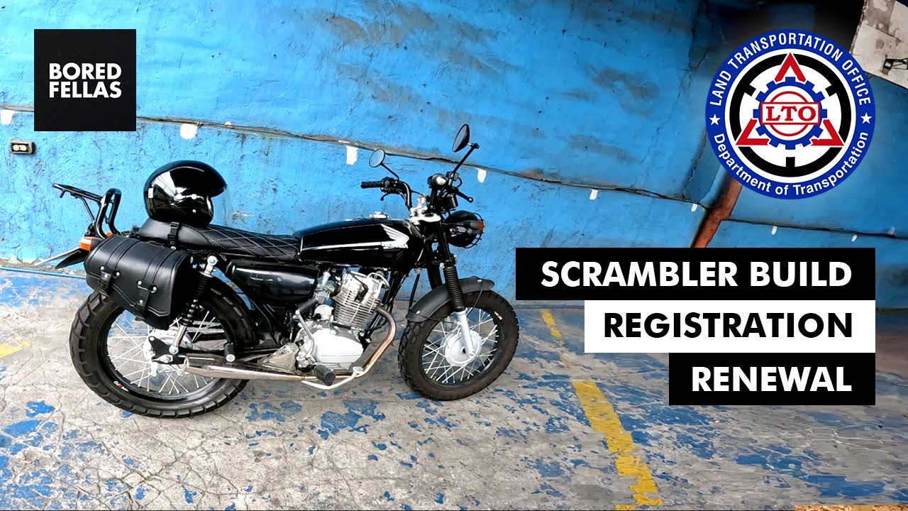 How to RENEW your Motorcycle REGISTRATION REQUIREMENT AND FEES