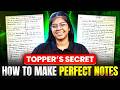 Topper’s Secret 🔥 | How to Make Perfect Notes for Class 10