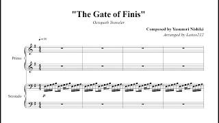 Octopath Traveler - The Gate of Finis (Piano Duet Sheet Music)