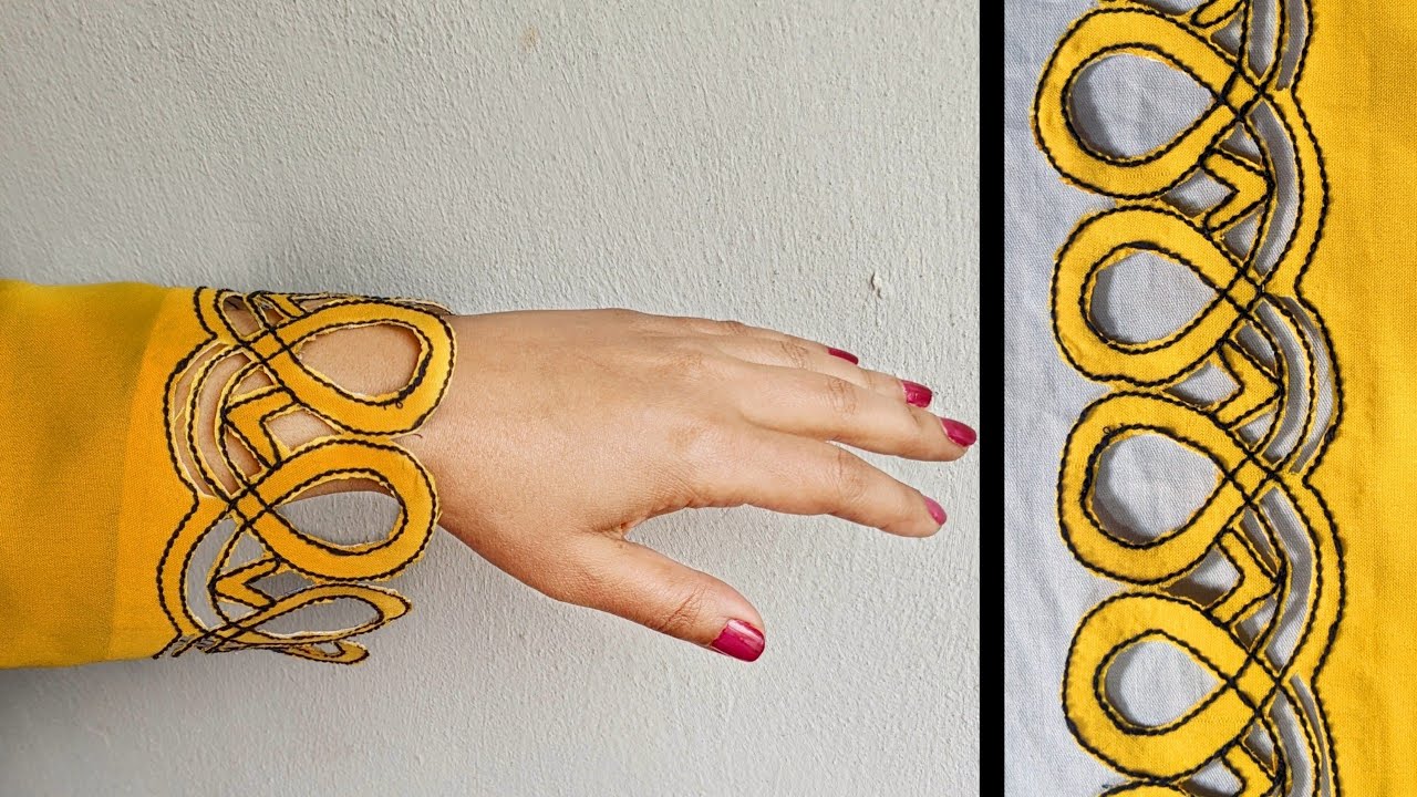 Beautiful Ring Sleeve Design Easy Way To Make elegant circle ring