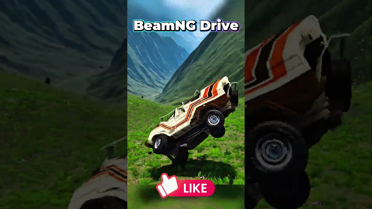 Car Crash Mountain - BeamNG.drive 