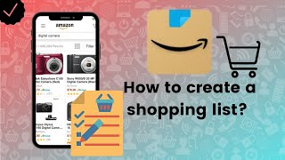 How to create a shopping list on Amazon?