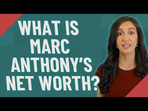 Video: Marc Anthony Net Worth