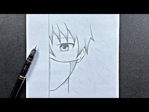 How to draw injured anime boy with easy steps ✏️  channel: Easy  drawing #howtodraw #howtodrawmanga #how_to_draw #howtodrawfaces…