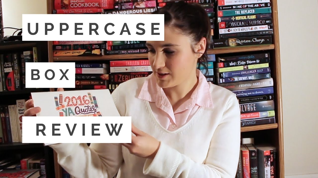 Uppercase YA Box Review YouTube