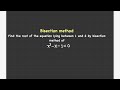 Bisection method example | Numerical Analysis