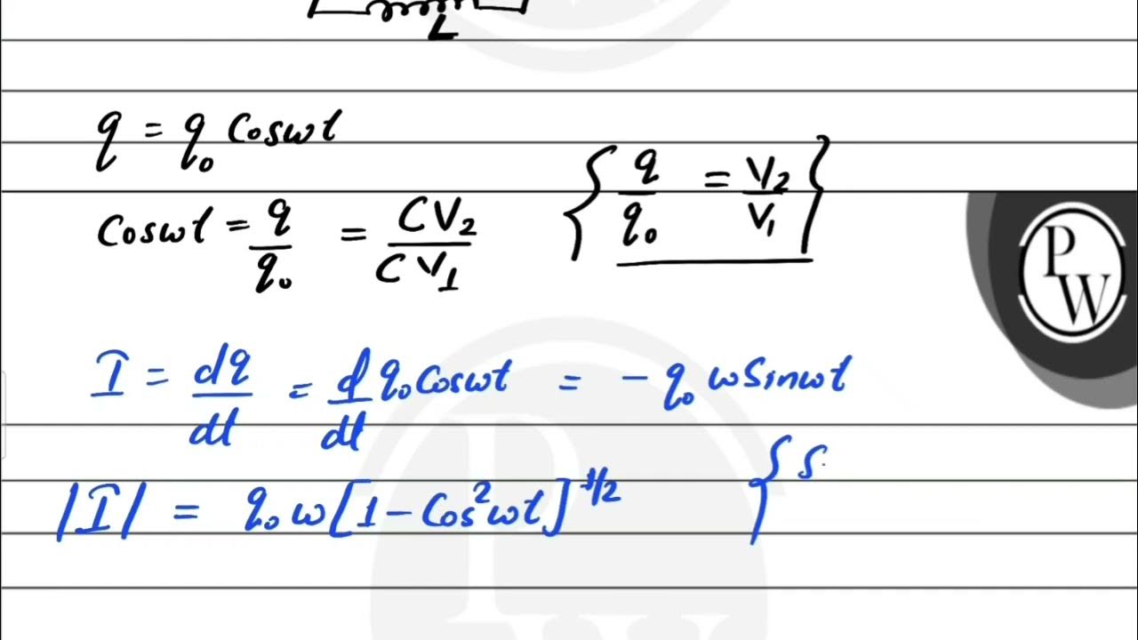 A condenser of capacity \( C \) is charged to a potential difference of