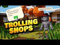 Trolling Shops on Roblox Islands - Got Kicked 5X!