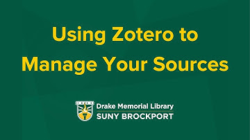 Zotero in Under 6 Minutes - Getting Started