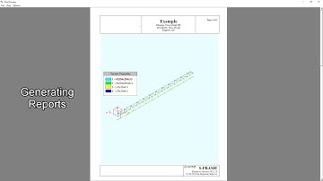 Advanced S-FRAME Analysis Tutorial Series #22 - Creating Reports
