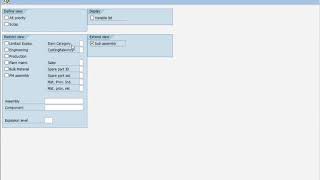 SAP  cs13 por sub ensamble