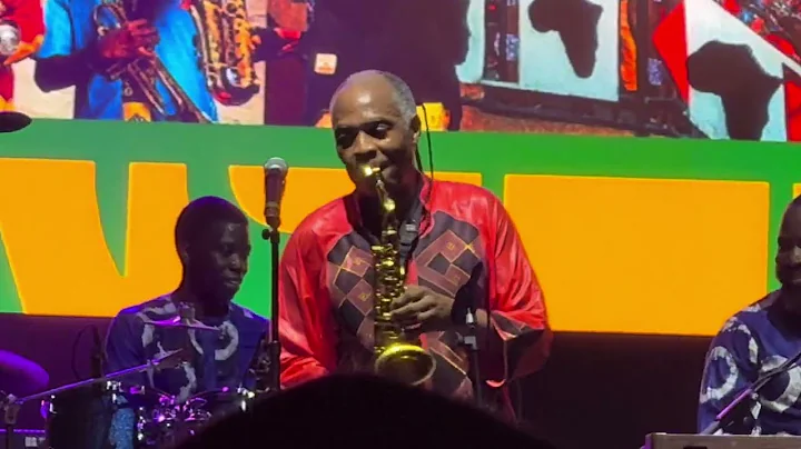 Femi Kuti Positive Force Band  setting stage on 🔥 in Manhattan