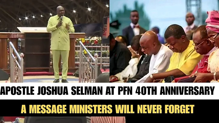Apostle Joshua Selman STRIKING Words to Ministers at PFN 40th Anniversary