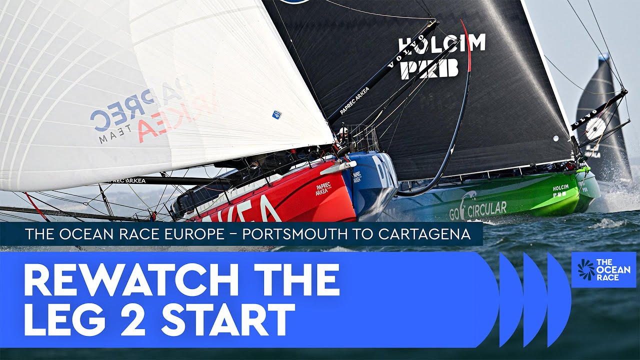 ⁣Watch the Leg 2 Start from historic Portsmouth to Cartagena