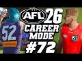 FREMANTLE VS GOLD COAST! AFL 26 CAREER MODE | 4TH CAREER SEASON | GAME 72 | #AFL26 #AFL #FOOTY
