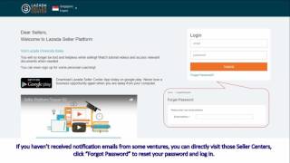 Lazada seller center