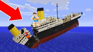 ME AFOGUEI? MEU BARCO QUEBROU NO MEIO NO ROBLOX!! (Titanic)