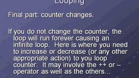 C++ Tutorial 5: Intro to For Looping