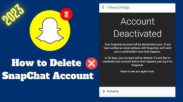 How to Delete Snapchat Account in 2023