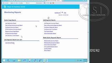 Monitoring Skype for Business by David Papkin