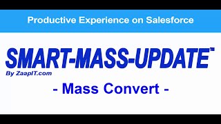 Celebrity Mass Convert Leads in Salesforce Wealth
