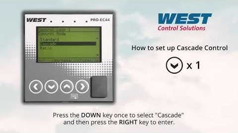 West Controls Pro-EC44 Controller - Cascade Control Setup // PCE