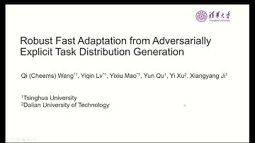 KDD 2025 - Robust Fast Adaptation from Adversarially Explicit Task Distribution Generation