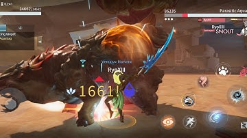 Ethereal Arena - Yeager (Monster Hunter Mobile) Gameplay part 3