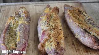 How to grill Sausage Stuffed Pork Tenderloin | Recipe | BBQ Pit Boys