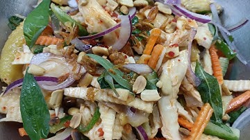 GỎI CỦ HỦ DỪA THỊT GÀ HÃY LÀM CÁCH NÀY GỎI KHÔNG RA NƯỚC, GIÒN CHUA NGỌT RẤT NGON.