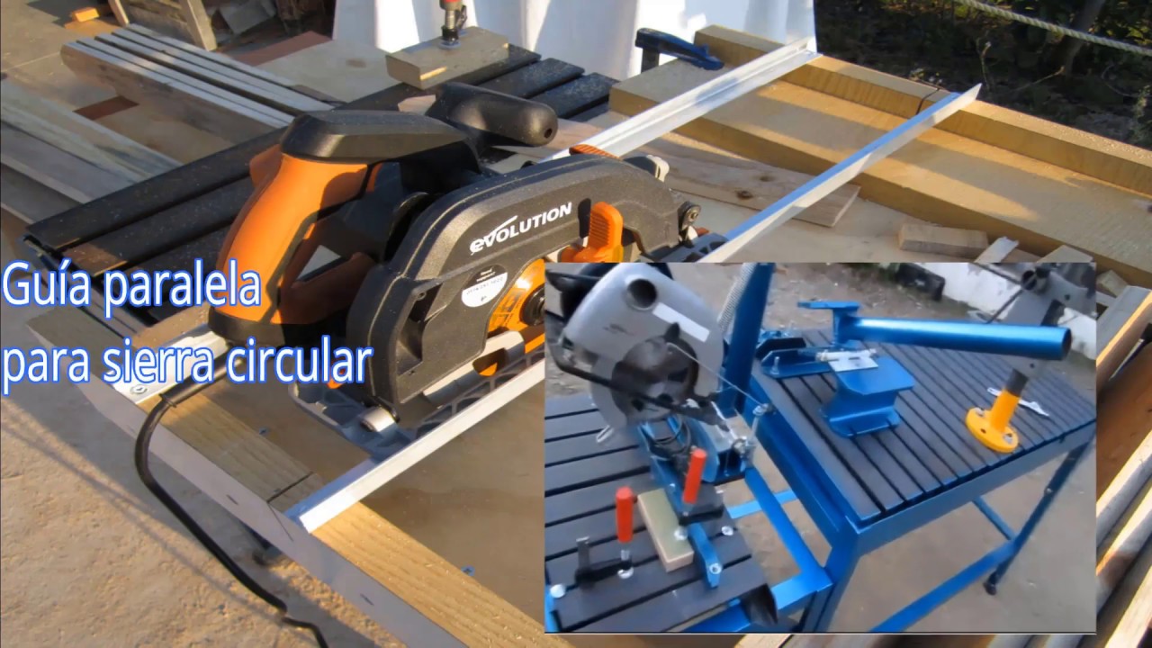Guía para sierra circular, mejoras. - YouTube