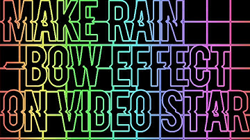 HOW TO DO RAINBOW OUTLINE EFFECT ON VIDEO STAR(easy tutorial)