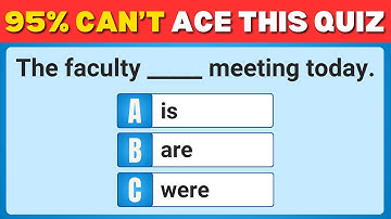 Only 5% Pass This English Grammar Test! - 40 Tricky Mixed Grammar Questions