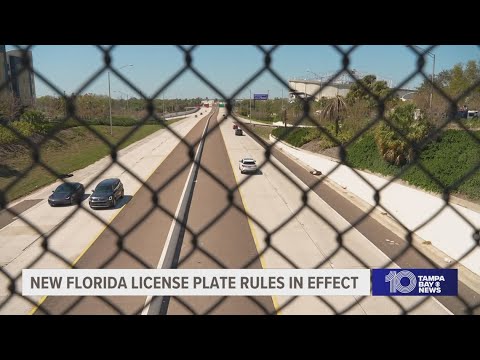 Florida Law Penalizes People Who Block Alter Visibility Of License Plates