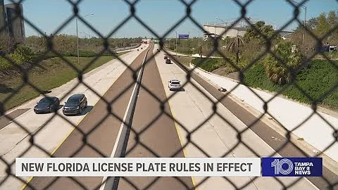 Florida law penalizes people who block, alter visibility of license plates