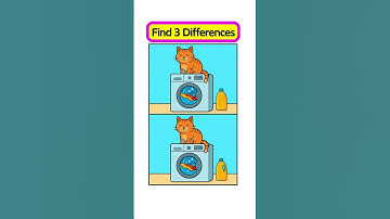 Find 3 Differences? 👀 #spotthedifference #quiz #findthedifference