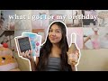 what i got for my 21st birthday!! | kindle &amp; book haul, self care, &amp; harry styles lol
