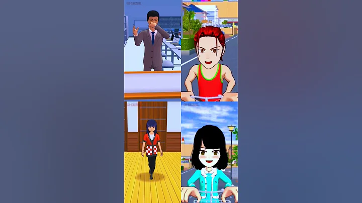 Which one do you like ? Sakura School Simulator Part 541 #shorts - Coffin Dance Song Cover