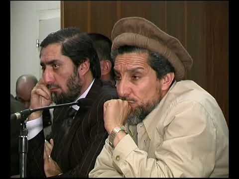 بخشی از نشست خبری شهید احمدشاه مسعود در فرانسه