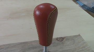 Shift Knob in Leather - Auto Upholstery