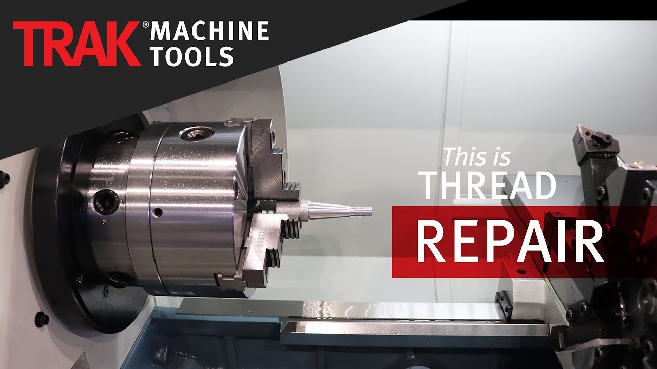 Thread Repair ProtoTRAK SLX CNC Lathe Programming YouTube