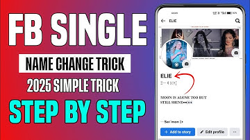 FACEBOOK SINGLE CAPITAL LETTER NAME CHANGE 2025 |FACEBOOK ONE LETTER NAME CHANGE