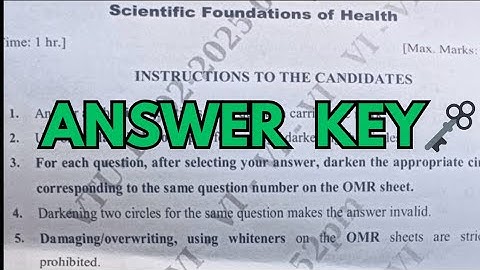 SFH Key Answers Vtu | Today
